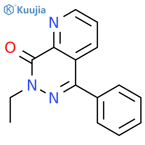 Pyrido[2,3-d]pyridazin-8(7H)-one, 7-ethyl-5-phenyl- structure