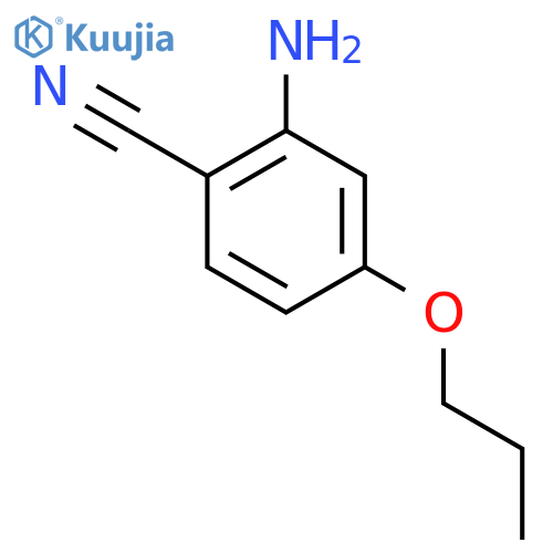2-Amino-4-propoxybenzonitrile structure