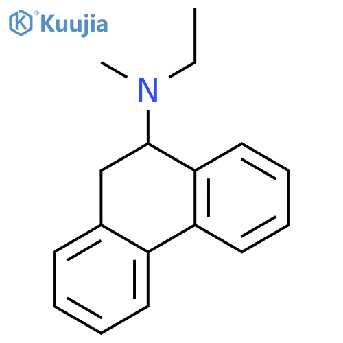 9-Phenanthrenamine, N-ethyl-9,10-dihydro-N-methyl- structure