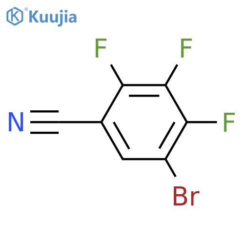 Benzonitrile, 5-bromo-2,3,4-trifluoro- structure