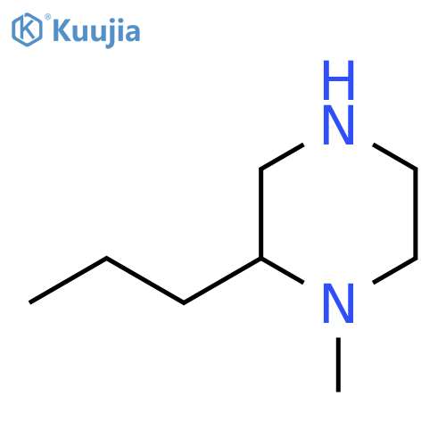 1-Methyl-2-propylpiperazine structure