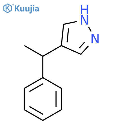 4-(1-phenylethyl)-1H-pyrazole structure