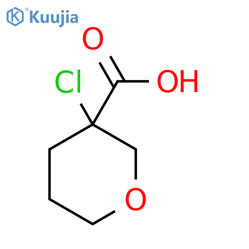 3-Chlorooxane-3-carboxylic acid structure
