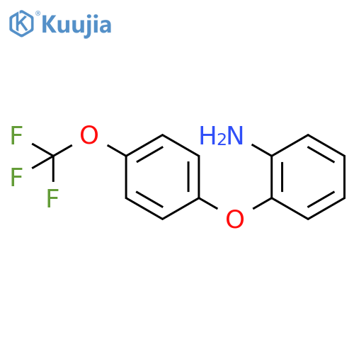 Benzenamine, 2-[4-(trifluoromethoxy)phenoxy]- structure