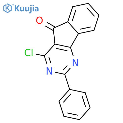 5H-INDENO[1,2-D]PYRIMIDIN-5-ONE, 4-CHLORO-2-PHENYL- structure