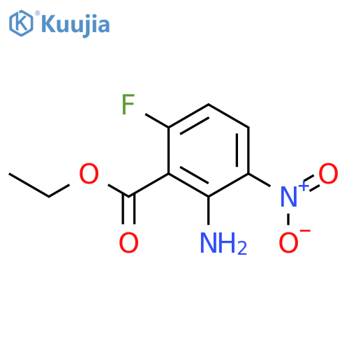 Ethyl 2-amino-6-fluoro-3-nitrobenzoate structure