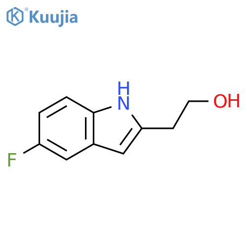 2-(5-fluoro-1H-indol-2-yl)ethan-1-ol structure