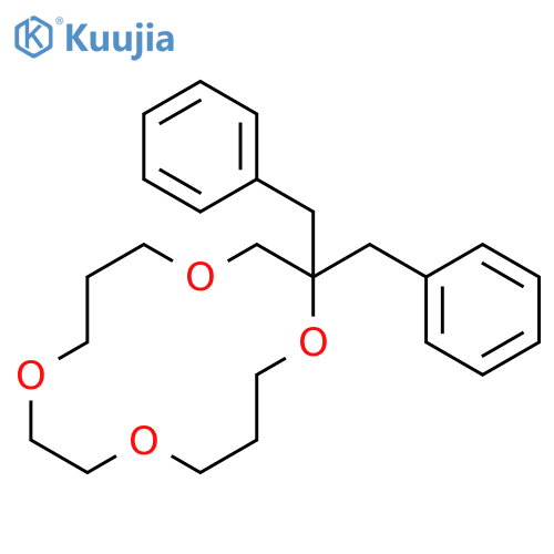 1,4,8,11-TETRAOXACYCLOTETRADECANE, 2,2-BIS(PHENYLMETHYL)- structure