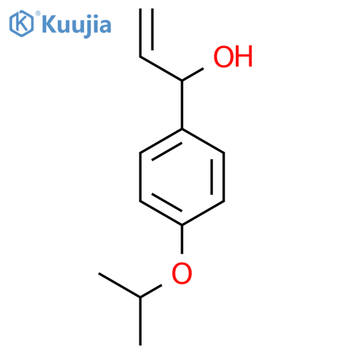 1-4-(propan-2-yloxy)phenylprop-2-en-1-ol structure