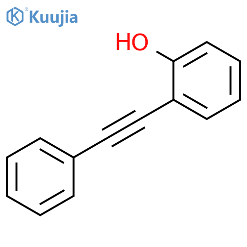 Phenol, (phenylethynyl)- structure