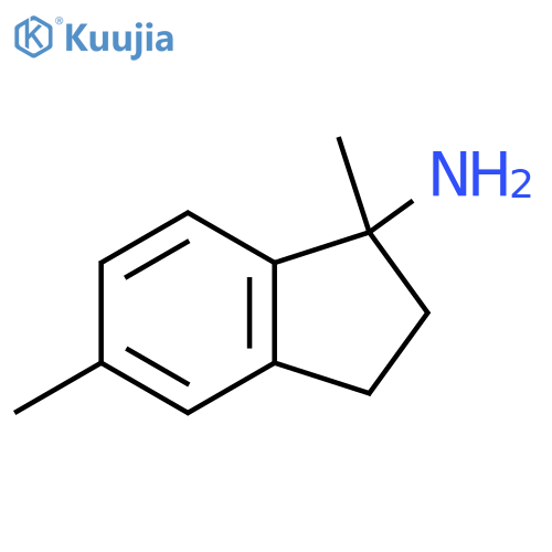 1,5-dimethyl-2,3-dihydro-1H-inden-1-amine structure