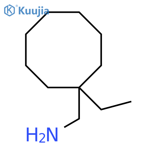 (1-Ethylcyclooctyl)methanamine structure