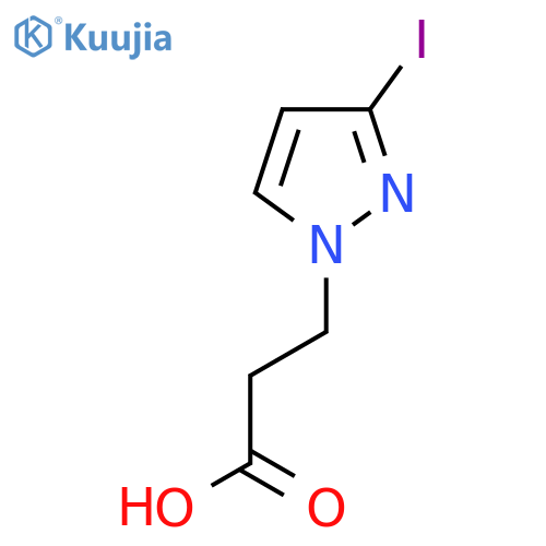 3-(3-Iodo-1H-pyrazol-1-yl)propanoic acid structure
