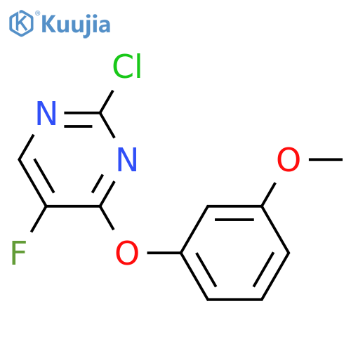 2-chloro-5-fluoro-4-(3-methoxyphenoxy)pyrimidine structure