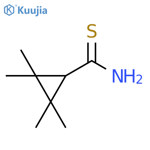 tetramethylcyclopropane-1-carbothioamide structure