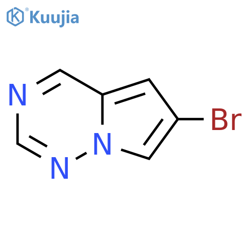 6-Bromopyrrolo[2,1-f][1,2,4]triazine structure