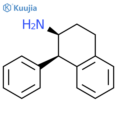 2-Naphthalenamine, 1,2,3,4-tetrahydro-1-phenyl-, cis-(±)- structure