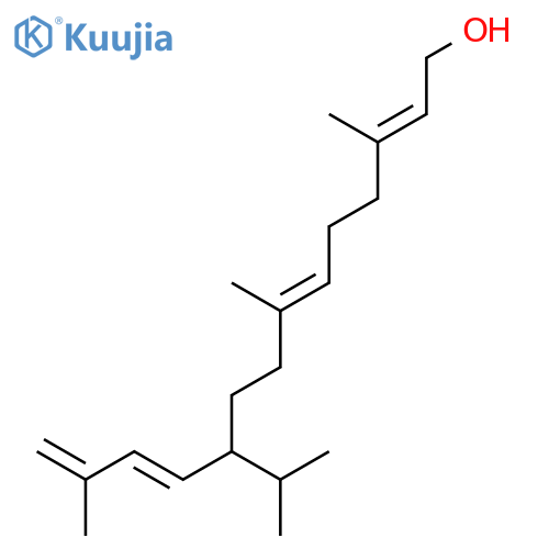 2,6,11,13-Tetradecatetraen-1-ol, 3,7,13-trimethyl-10-(1-methylethyl)- structure