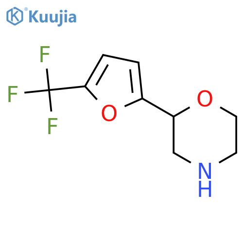 2-5-(trifluoromethyl)furan-2-ylmorpholine structure
