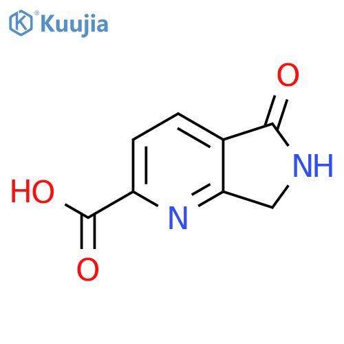 5-oxo-5H,6H,7H-pyrrolo[3,4-b]pyridine-2-carboxylic acid structure