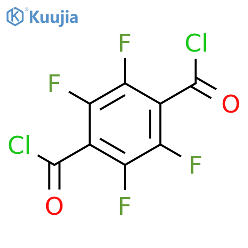 1,4-Benzenedicarbonyl dichloride, 2,3,5,6-tetrafluoro- structure