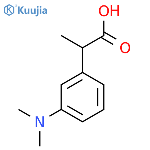 2-3-(dimethylamino)phenylpropanoic acid structure