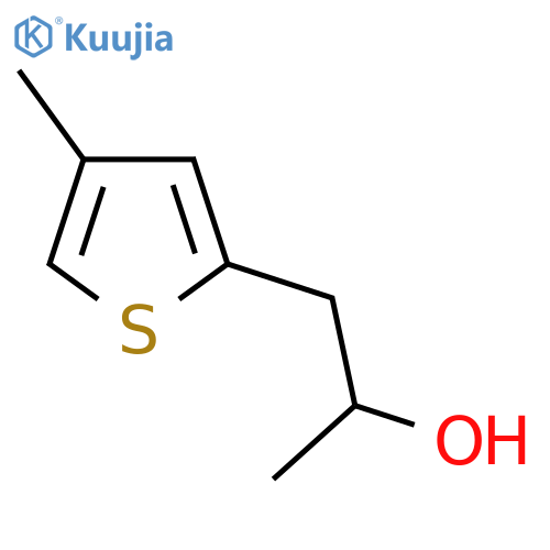 1-(4-methylthiophen-2-yl)propan-2-ol structure