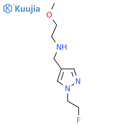 {[1-(2-fluoroethyl)-1H-pyrazol-4-yl]methyl}(2-methoxyethyl)amine structure