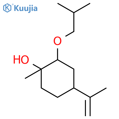 Cyclohexanol, 1-methyl-4-(1-methylethenyl)-2-(2-methylpropoxy)- structure