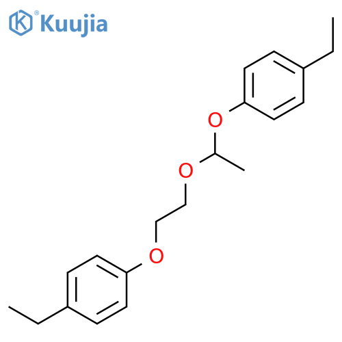 Benzene, 1-ethyl-4-[1-[2-(4-ethylphenoxy)ethoxy]ethoxy]- structure