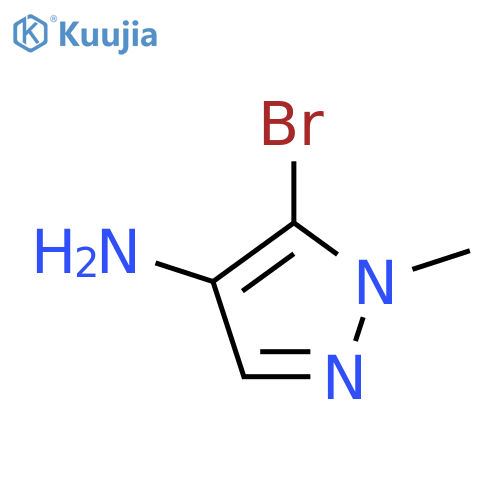 5-bromo-1-methyl-1H-pyrazol-4-amine structure