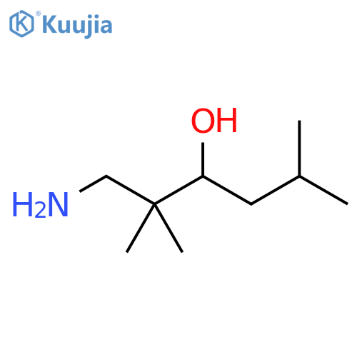 3-Hexanol, 1-amino-2,2,5-trimethyl- structure