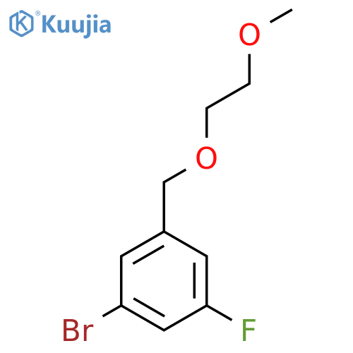 1-Bromo-3-fluoro-5-((2-methoxyethoxy)methyl)benzene structure