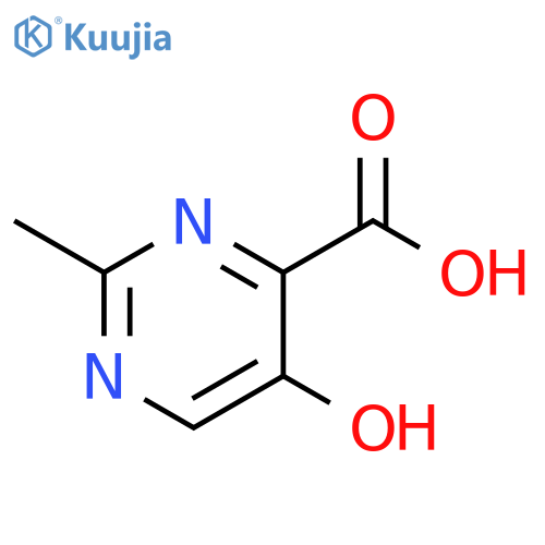 5-hydroxy-2-methylpyrimidine-4-carboxylic acid structure