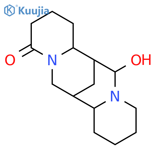 17-hydroxyspartein-2-one structure