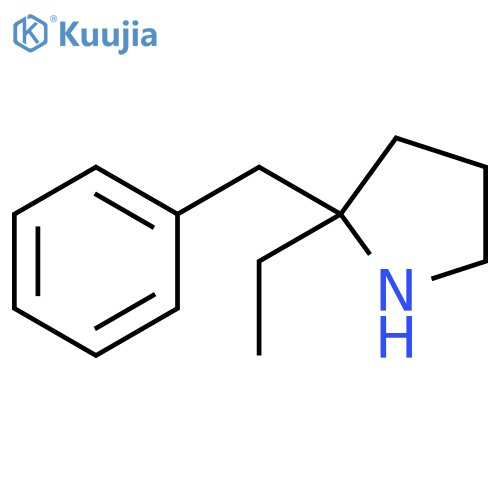 2-benzyl-2-ethylpyrrolidine structure