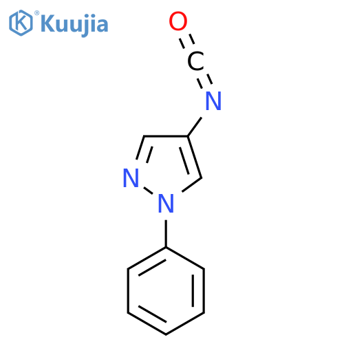 4-isocyanato-1-phenyl-1H-pyrazole structure