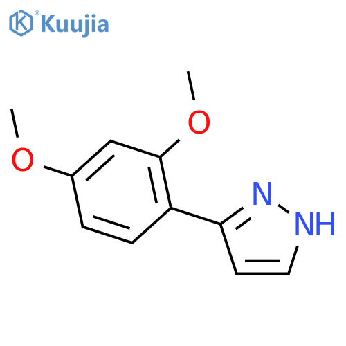 5-(2,4-Dimethoxyphenyl)-1H-pyrazole structure
