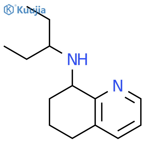 N-(pentan-3-yl)-5,6,7,8-tetrahydroquinolin-8-amine structure