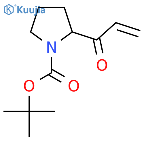 Tert-butyl 2-acryloylpyrrolidine-1-carboxylate structure