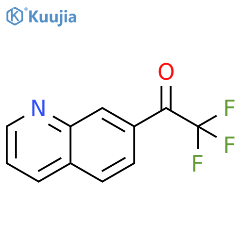 2,2,2-trifluoro-1-(quinolin-7-yl)ethan-1-one structure