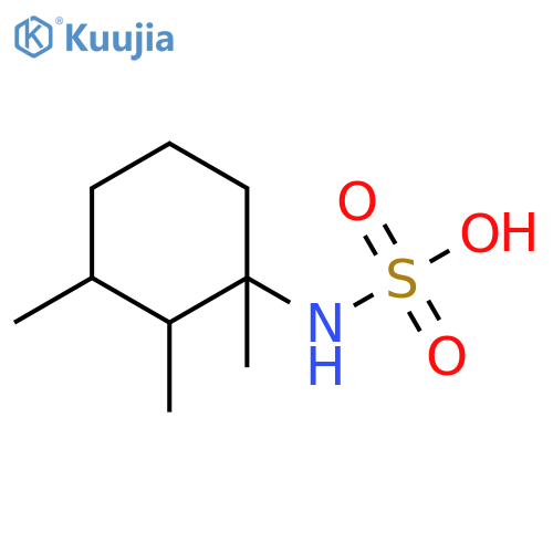 Sulfamic acid, (1,2,3-trimethylcyclohexyl)- structure