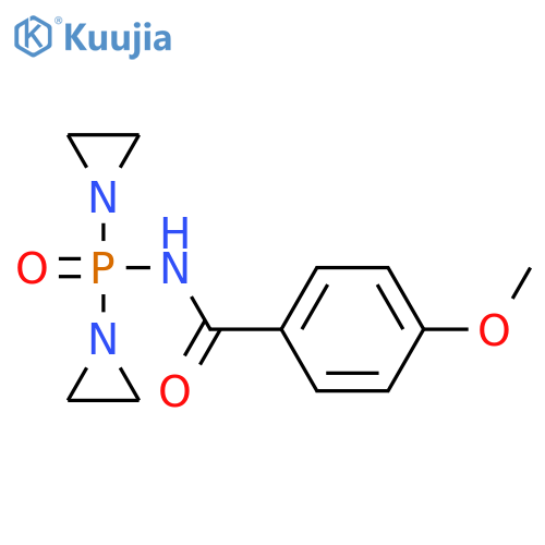Benzamide,N-[bis(1-aziridinyl)phosphinyl]-4-methoxy- structure