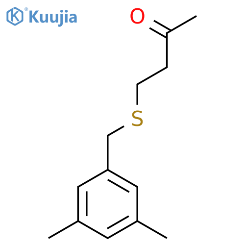 4-[(3,5-Dimethylphenyl)methylsulfanyl]butan-2-one structure