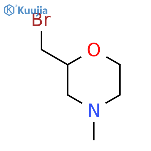 2-(Bromomethyl)-4-methylmorpholine structure