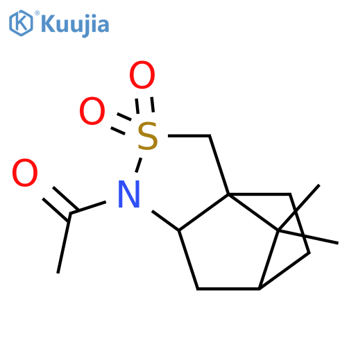 1-((3Ar,6S,7aS)-8,8-Dimethyl-2,2-dioxidohexahydro-1H-3a,6-methanobenzo[c]isothiazol-1-yl)ethanone structure
