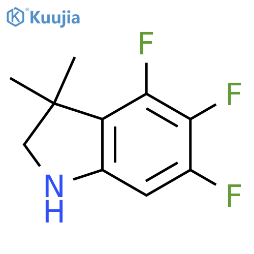 4,5,6-Trifluoro-3,3-dimethyl-2,3-dihydro-1h-indole structure