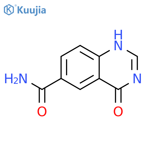 4-Oxo-1,4-dihydroquinazoline-6-carboxamide structure