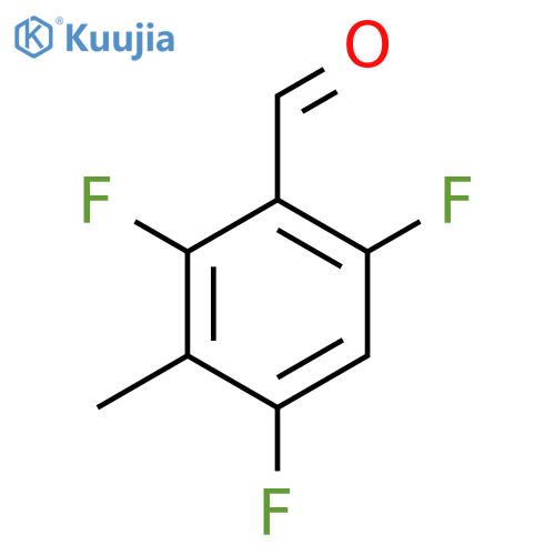 2,4,6-Trifluoro-3-methylbenzaldehyde structure