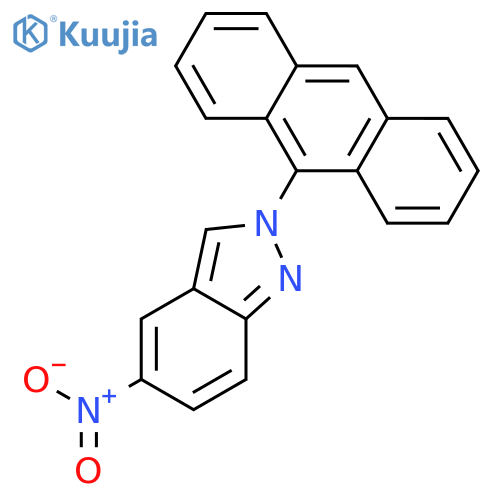 2H-INDAZOLE, 2-(9-ANTHRACENYL)-5-NITRO- structure